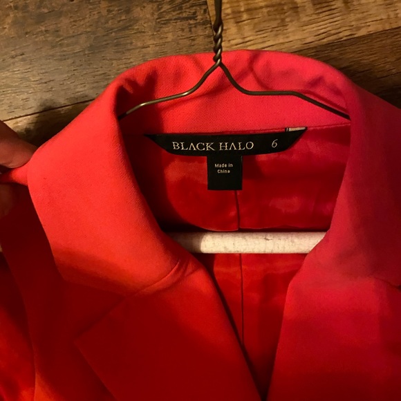 Black halo Rio hot pink blazer dress size 6! - Picture 3 of 4